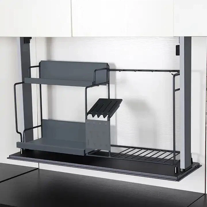 Aluminum Alloy Kitchen Lift Storage Cabinet