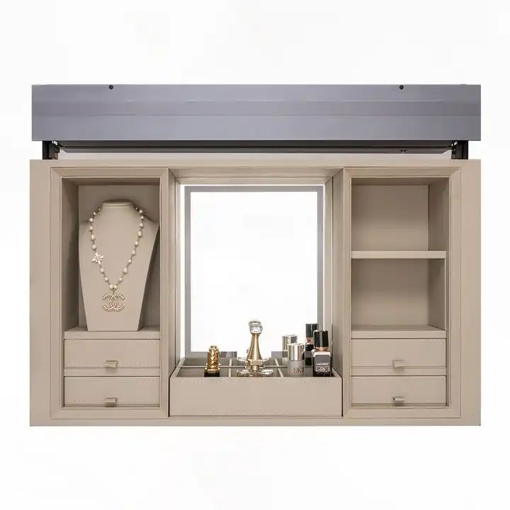 Bedroom Jewelry Cabinet Storage Lift