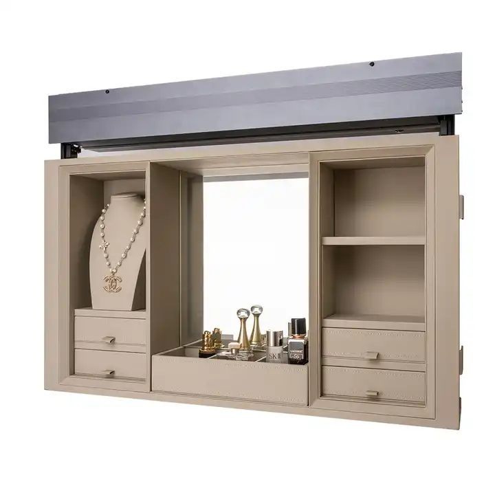 Bedroom Jewelry Cabinet Storage Lift