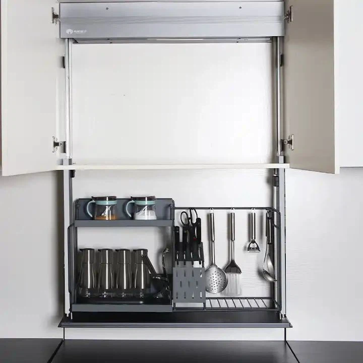 Modern Design Kitchen Cabinet Hardware Automated Lifting Rack