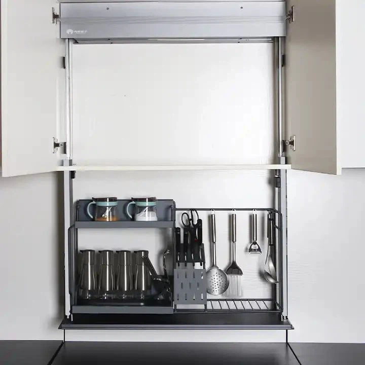 Estante de elevación automatizado del hardware del gabinete de cocina del diseño moderno