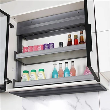 Elevador de estante de almacenamiento de cocina