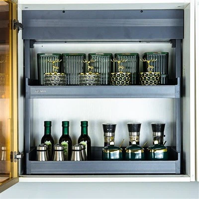 Gabinetes de cocina con elevación vertical