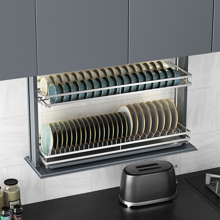 Kitchen Hardware Electric Lift Dish Rack